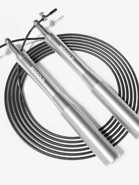 Professional Jump Rope with Ball Bearings | Aluminum Alloy Handles & Adjustable Steel Cable
