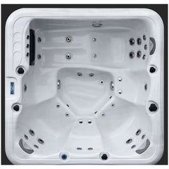 Freestanding Acrylic Hot Tub Spa – 3 Person Outdoor Jacuzzi with 35 Massage Jets & Balboa System