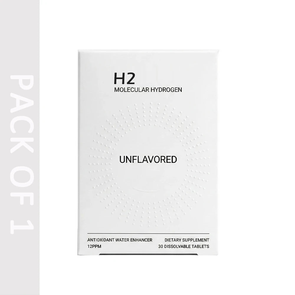 Molecular Hydrogen Water Tablets – 12PPM, Magnesium-Infused for Energy, Antioxidant Support & Inflammation Relief, 30 Tablets