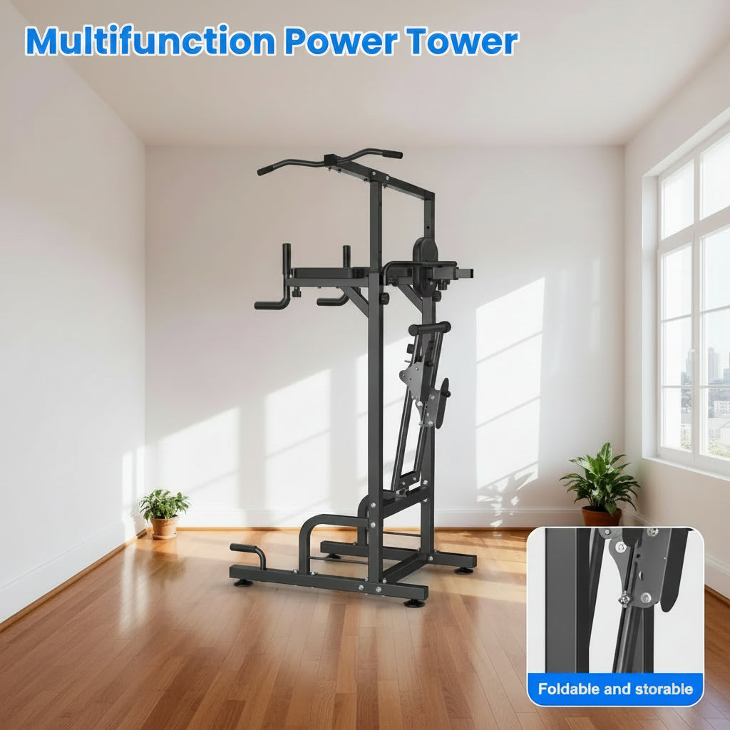 Pull-Up Bar & Dip Station for Full Body Workout Fitness Equipment