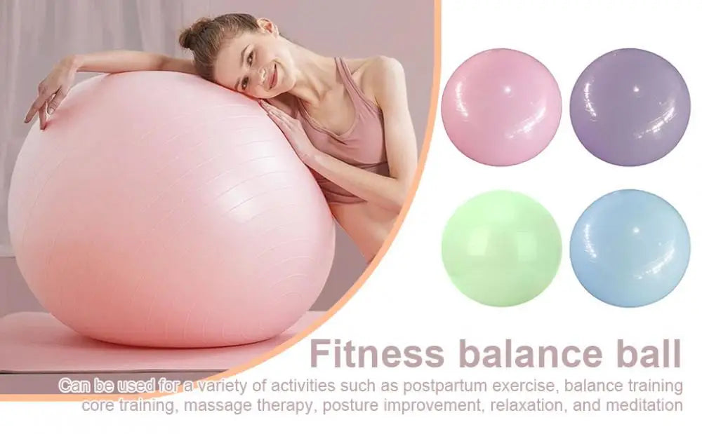 Yoga Ball With Air Pump Anti-slip Physical Therapy