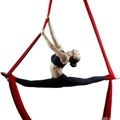 Aerial Yoga Silk Hammock – 8 Meter Satin Yoga Swing Set, 2.8m Wide, Anti-Gravity Inversion Tool, 15 Colors