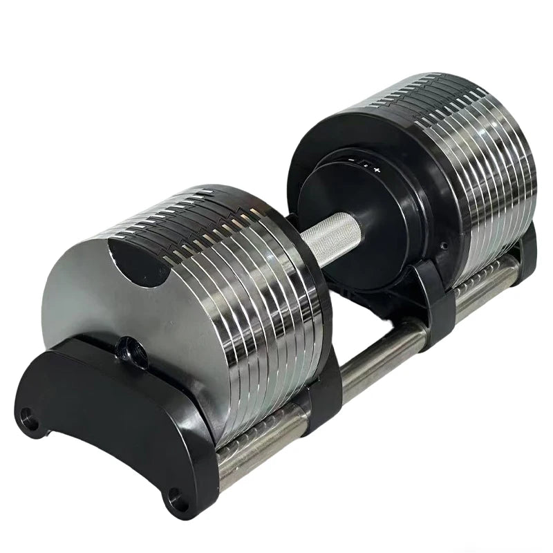 Adjustable Cast Iron Dumbbell Set | 16–40 KG | Home & Gym Strength Training
