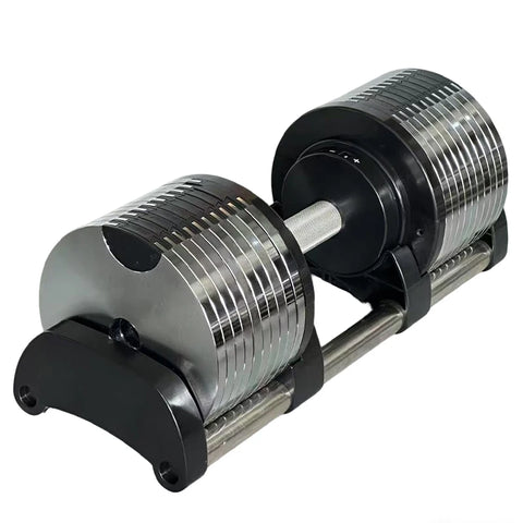 Adjustable Cast Iron Dumbbell Set | 16–40 KG | Home & Gym Strength Training