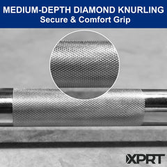 7ft Olympic Barbell Bar – 20kg Chrome Steel, 700 lb Capacity for Powerlifting & Weightlifting