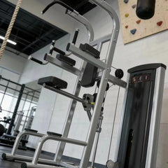 Commercial auxiliary pull-up machine, steel counterweight
