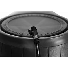 50 Gallon Rain Barrel with Flat Back & Spigots | Rainwater Collection for Garden