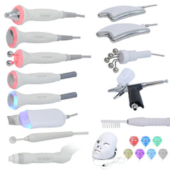 12-in-1 Aqua Peeling Hydro Facial Machine | Skin Cleansing, Bubble Oxygen & Lifting