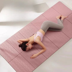 Extra Thick Foldable Yoga Mat | 6mm Non-Slip TPE for Yoga, Pilates & Home Fitness