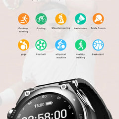 New T92 Smart Watch 2-in-1 TWS Bluetooth Headset Dial Call Local Music Heart Rate Blood Pressure