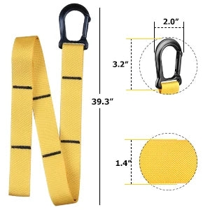 Resistance Bands Set with Handles – Door Anchor, Adjustable Straps & Carabiners for Home Gym Workout, Men & Women