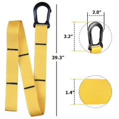 Resistance Bands Set with Handles – Door Anchor, Adjustable Straps & Carabiners for Home Gym Workout, Men & Women