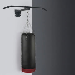 Wall-Mounted Pull-Up Bar with Boxing Bag Hanger – Heavy Duty Home Gym Rack | Cipher Athletics