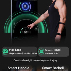AEKE Integrated Wellness Design Statement 43" Smart Home Gym Fitness Mirror with Touch Screen Wi-Fi Connected Training