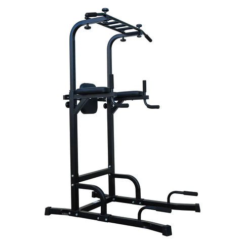 Adjustable Dip Stand & Parallel Bars | Steel Frame, 200kg Capacity, Height 177–213cm for Home Gym