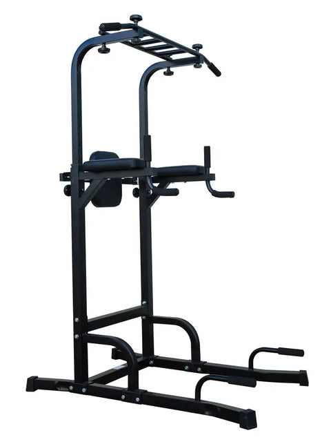Adjustable Dip Stand & Parallel Bars | Steel Frame, 200kg Capacity, Height 177–213cm for Home Gym
