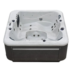 Freestanding Acrylic Hot Tub Spa – 3 Person Outdoor Jacuzzi with 35 Massage Jets & Balboa System