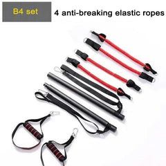 Resistance Band Pilates Bar Set – Full Body Strength & Yoga Fitness Trainer
