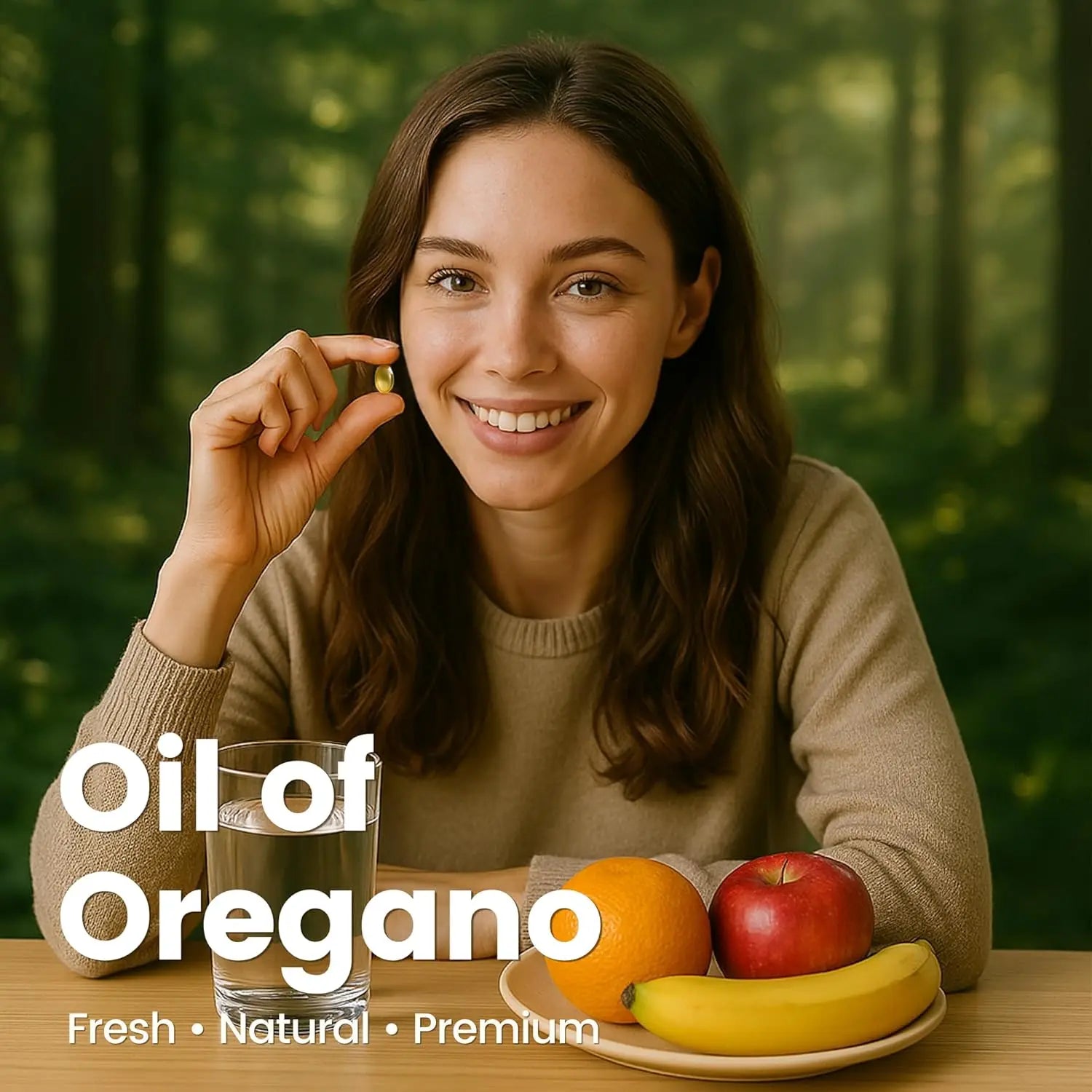 Oregano Oil Softgels with Black Seed Oil 6000mg – 4X Carvacrol for Immune & Digestive Health