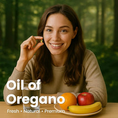 Oregano Oil Softgels with Black Seed Oil 6000mg – 4X Carvacrol for Immune & Digestive Health