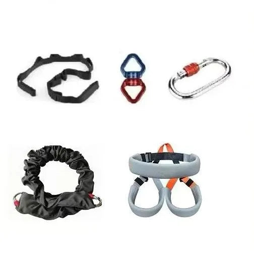 Bungee Dance Training Kit – Anti-Gravity 4D Resistance System with Harness, CE Swivel & Daisy Chain, 50/70/90kg