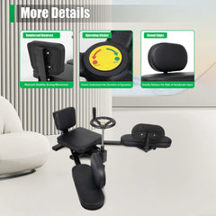 Leg Stretcher Machine – 180° Adjustable Split Stretching Equipment for Flexibility, Hip, Leg & Waist Training, 220 lb Capacity