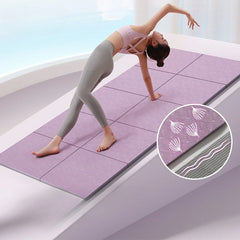 Extra Thick Foldable Yoga Mat | 6mm Non-Slip TPE for Yoga, Pilates & Home Fitness