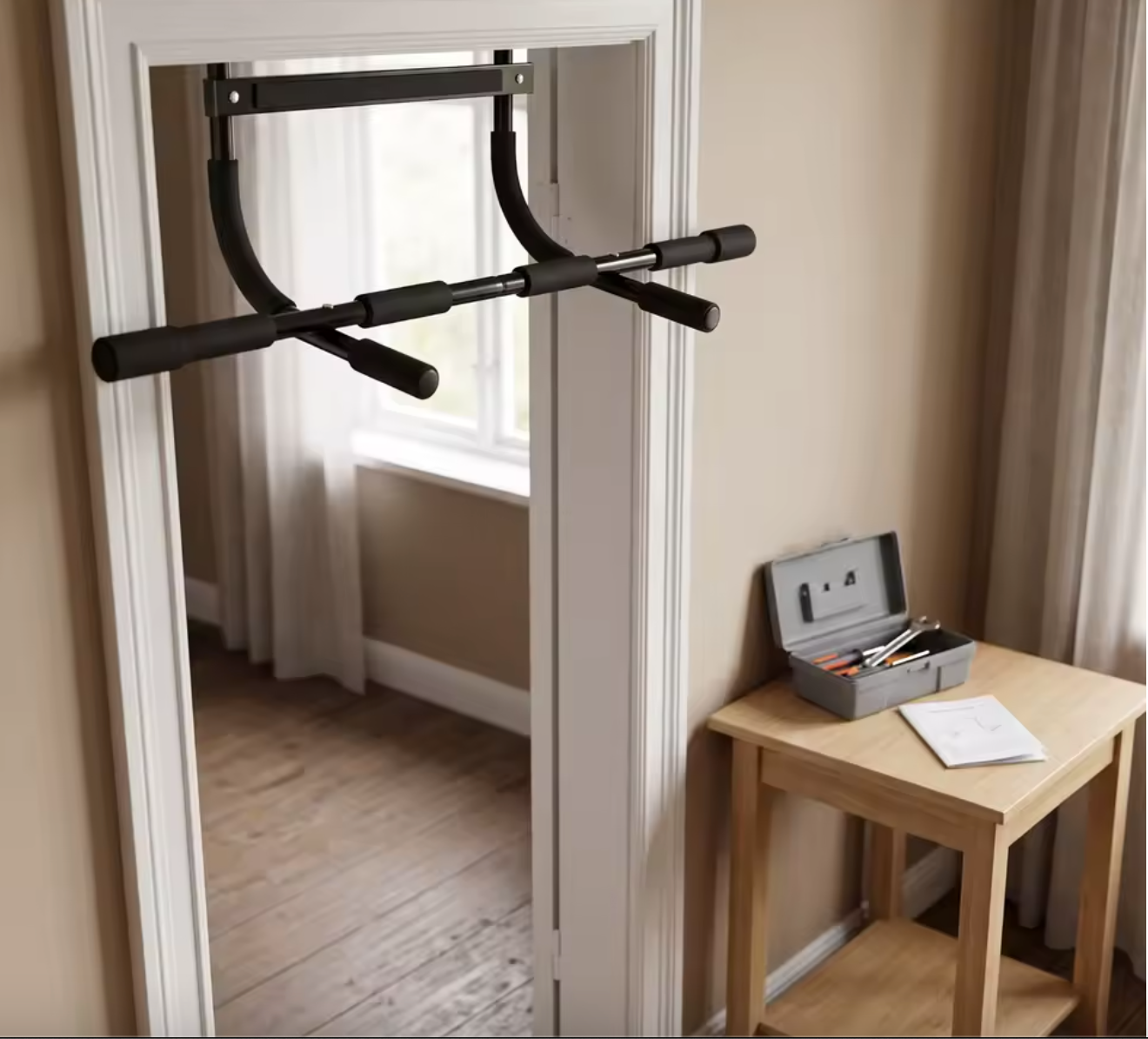 Multi-Grip Doorway Pull-Up Bar