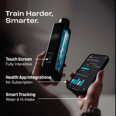Hydrogen Water Bottle | SPE & PEM Technology Glass Flask H2 Generator