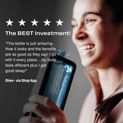 Hydrogen Water Bottle | SPE & PEM Technology Glass Flask H2 Generator