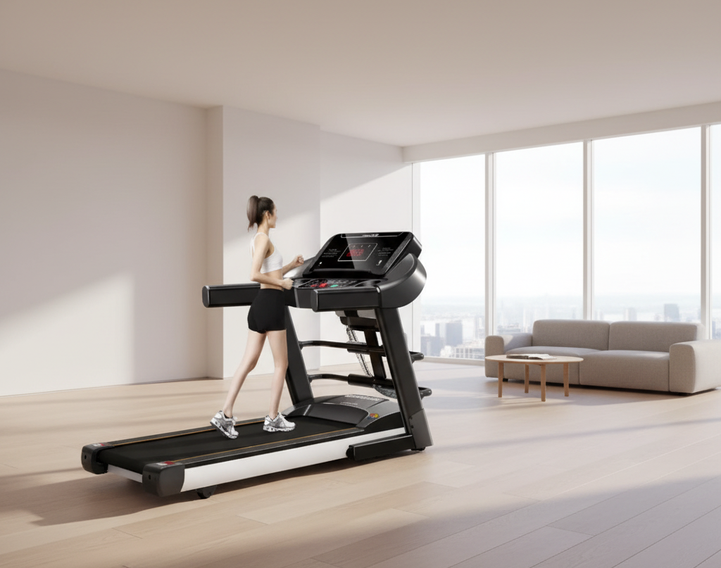 Folding Electric Treadmill with LCD Screen | 3HP Motor, 90kg Capacity for Home & Commercial Use