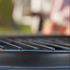 Portable Outdoor Fire Pit – Compact Sauna Companion with Grill & Adjustable Legs