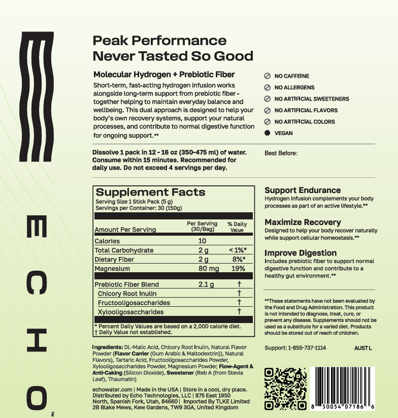 Hydrogen Stick Packs (30 Count) – Hydrogen + Prebiotic Daily Support