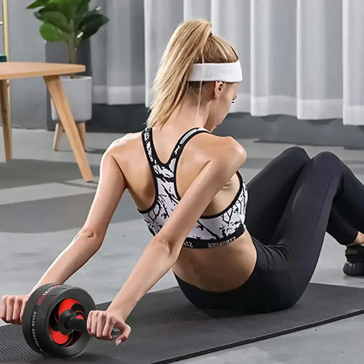 Ab Roller Wheel Kit with Knee Mat | Core & Abdominal Strength Trainer