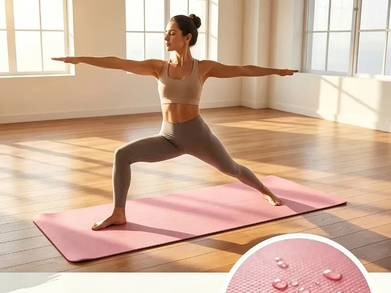 Non-Slip Lightweight Yoga Mat – Shock-Absorbing & Noise-Reducing for Home Gym & Fitness Training