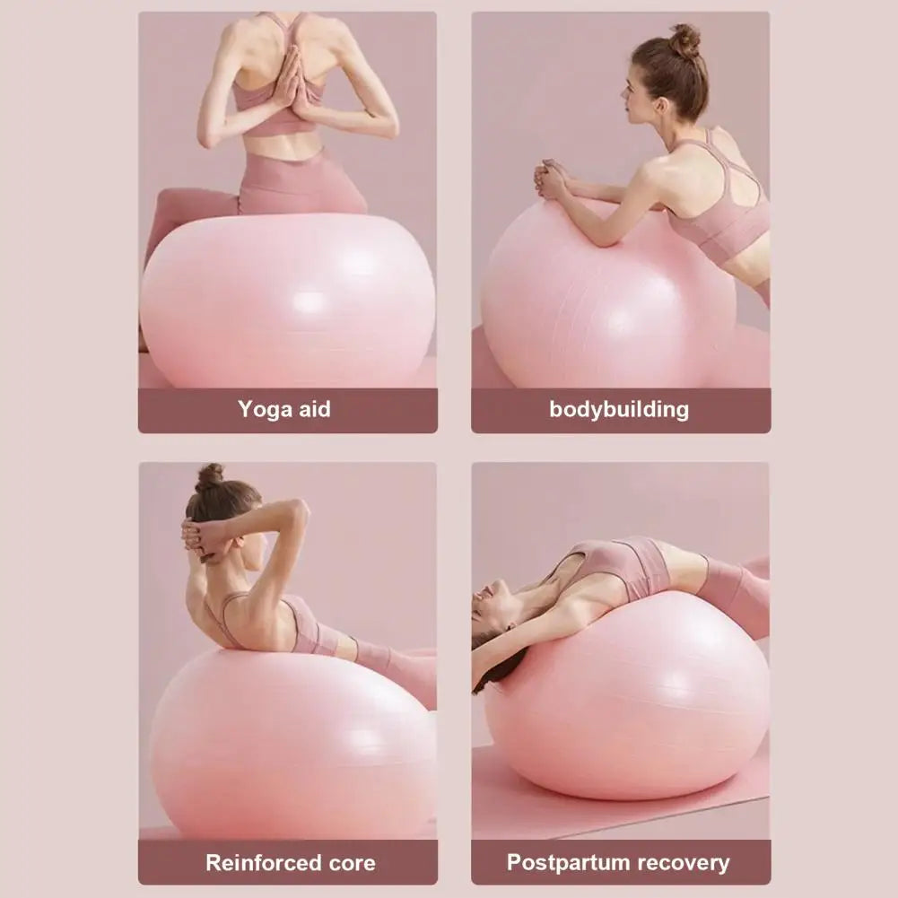 Yoga Ball With Air Pump Anti-slip Physical Therapy