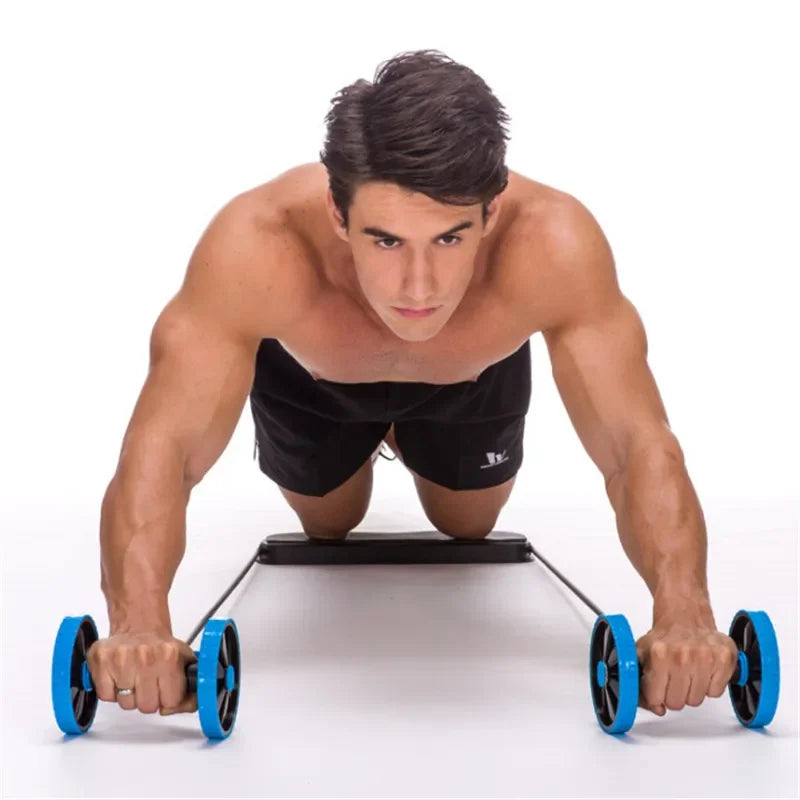 Sport Roller Wheel Abdominal Muscle Trainer Wheel Arm Waist Leg Exercise Multi-functional Exercise Gym Fitness Equipments Sport Product