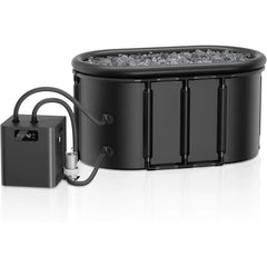 Cold Plunge Ice Bath Kit | 1/3 HP Chiller, External Filter & 148 Gallon Insulated Tub