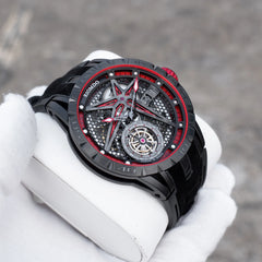 Automatic Watch Luminous Waterproof Silicone Strap Military Watches for Men RD-701