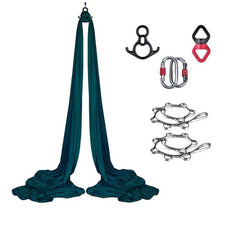 Aerial Yoga Silk Hammock – 8 Meter Satin Yoga Swing Set, 2.8m Wide, Anti-Gravity Inversion Tool, 15 Colors