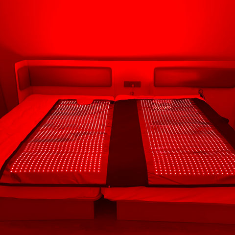 Full Body Red Light Therapy Sleeping Bag | LED Infrared Blanket Mat for Home Use (71")