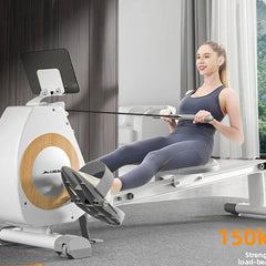 Commercial Magnetic Resistance Rowing Machine for Home & Studio Workouts