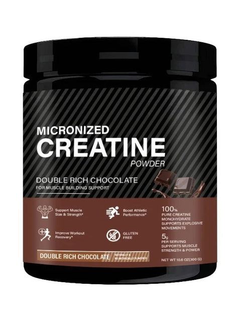 Creatine Monohydrate Powder – Chocolate Flavor, 300g | Muscle Recovery & Performance Supplement
