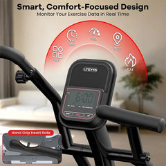 Recumbent Exercise Bike with Arm Exerciser – 16-Level Magnetic Resistance | Cipher Athletics