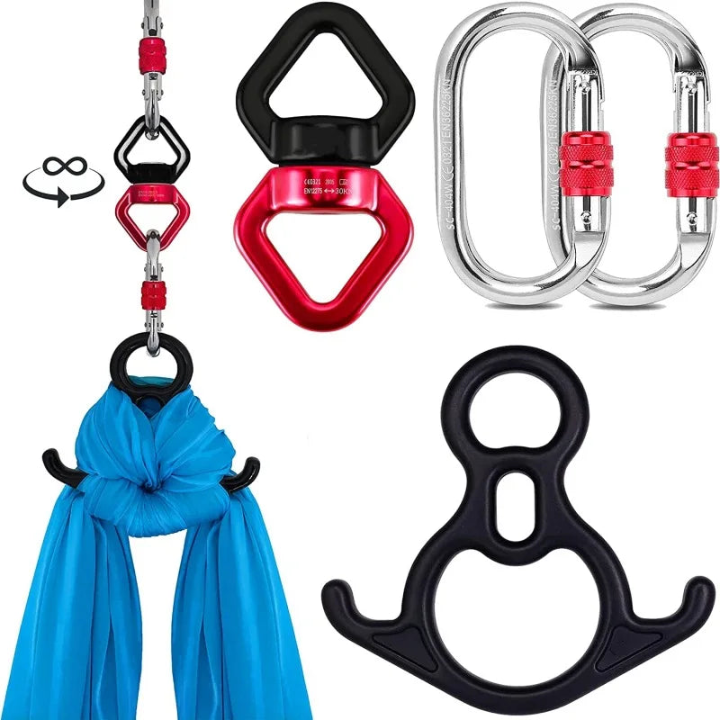 Aerial Yoga Silk Hammock – 8 Meter Satin Yoga Swing Set, 2.8m Wide, Anti-Gravity Inversion Tool, 15 Colors