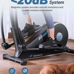 Elliptical Machine – Hyper-Quiet 16-Level Resistance, 350 LB Capacity | Cipher Athletics