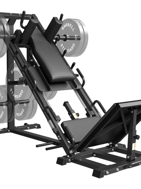 45° Leg Press & Hack Squat Machine Combo | Linear Bearing | Commercial Grade | Home Gym