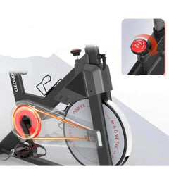 Enhanced Workout Experience Indoor Cycling Bike with Tablet Bracket