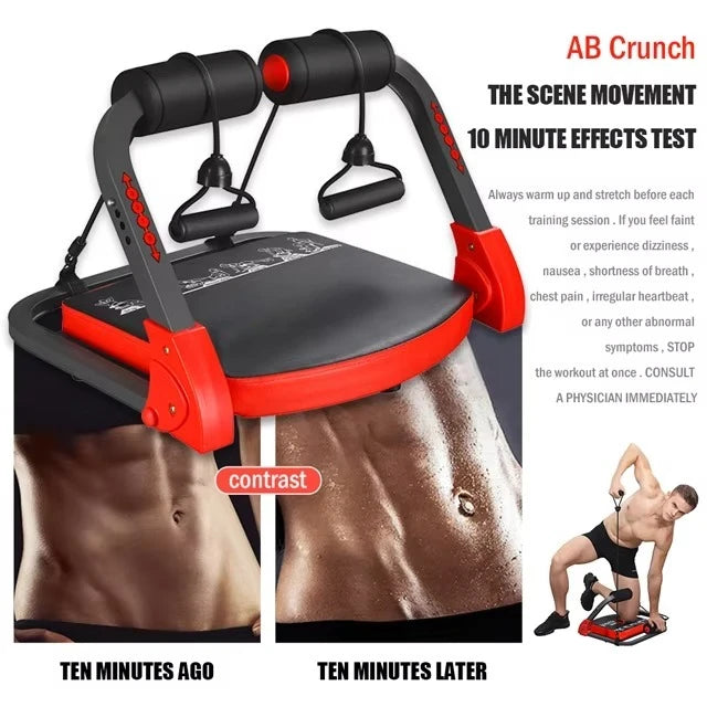 ABS Crunch Machine – Multi-Function Core Trainer with Adjustable Resistance for Body Shaping, Strength & Slimming