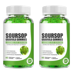 Soursop Gummies with Graviola Leaf & Fruit Extract – Immune System & Digestive Health Support